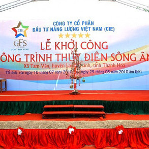 Lễ khởi công thủy điện Sông Âm